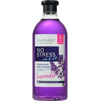 Koupelová kosmetika Vivaco VivaPharm Pěna do koupele s levandulovým olejem NO STRESS 750 ml