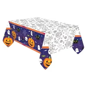 Jednorázový ubrus Papírový ubrus 274 x 139cm "Dýně" (Pumpkin paper tablecover)