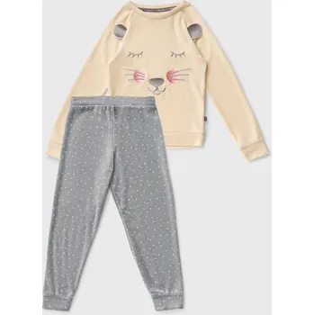 Dámské pyžamo Dívčí pyžamo Mouse dlouhé