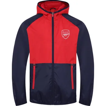 Pánská větrovka Arsenal FC Bunda Arsenal FC, modro-červená, kapuce, zip Velikost: S