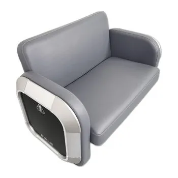 Herní židle Herní dvojitá sofa E-blue EEC346-21, šedá, DOPRODEJ