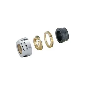 P.M.H PMH ALPEX 16 - svěrné šroubení pro PEX, ALPEX 16 mm, sada 2 ks - chrom