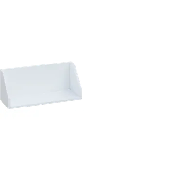 police CPA 1 - 60 police na zeď, deska 18 mm, 240x600x240, bílá