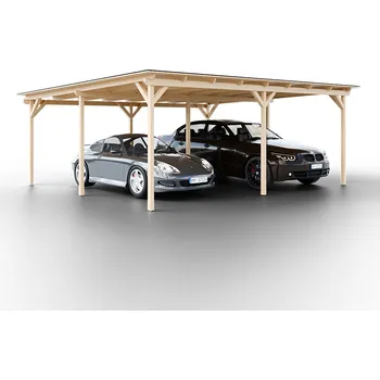 Přístřešek na auto Garážové stání KONCEPT pro dvě auta