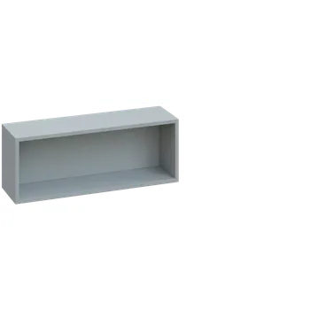 police CPB - 80 police na zeď, deska 18 mm, 300x800x240, šedá