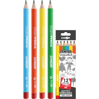 Grafitová tužka Tužka grafitová JUNIOR JUMBO PENCIL trojhranná - tvrdost 2B (č.1)