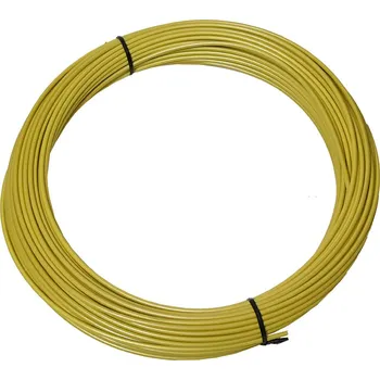 Lanko pro jízdní kolo bowden brzdový ALHONGA 2P 5mm-50m žlutý /cena za 1m/