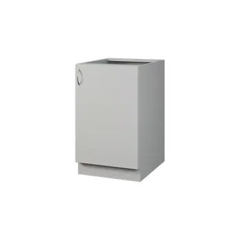 Koupelnový nábytek CS - 5D spodní skříňka, 1-dvéřová, pravá, 870x500x600, šedá