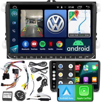Autorádio RÁDIO NAVIGACE NCS RS-405 ANDROID VW EOS 2006-2016 BLUETOOTH 2DIN