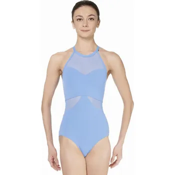 Body Lulli,Baletní trikot se síťkou LUB822, nebeská L