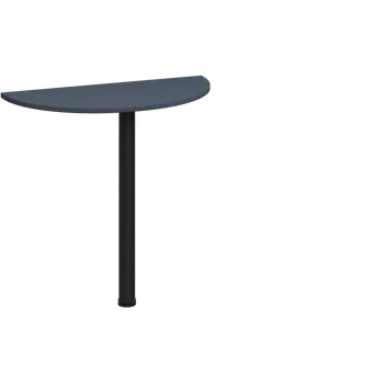 Stolová podnož CJD 1 - 81 přístavba jednací, kovová podnož černá, síla desky 18 mm, široká 800 mm, antracit