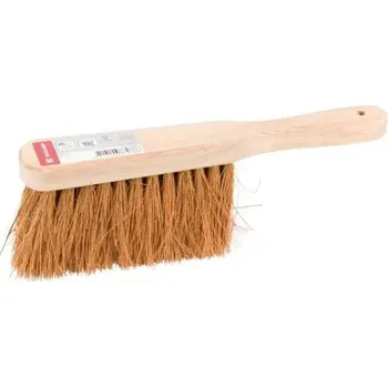 Metlička FSC s kokosovým vláknem Kramp 290 mm (KP-3301307KR) (Dřevěná ruční metlička Kramp. Metlička má hnědá kokosová vlákna. Vhodná pro úklid v domácnosti i dílně na suché podlahy. Pracovní šíře 290 mm.)