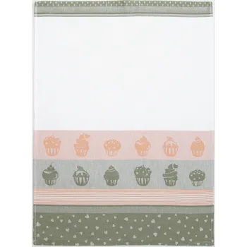 Povlečení DARRÉ Bavlněná utěrka meruňková Muffin