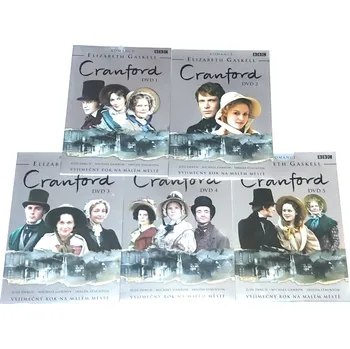 DVD film Cranford 2007-2009, 5 x DVD (komplet)