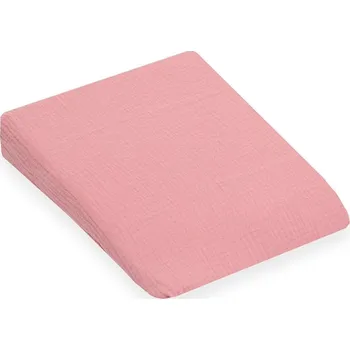 Mušelínový potah na kojenecký polštář-klín New Baby STANDARD 30x37cm pink