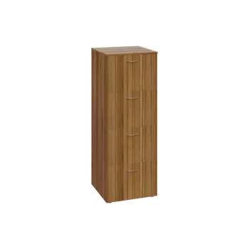 Kartotéka CKA - 44 kartotéka, 4-zásuvková, centrální zámek, 1450x430x580, ořech světlý