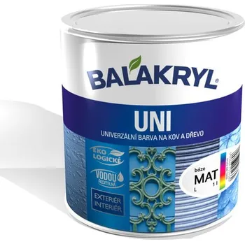 barva na zeď Balakryl UNI MAT báze L 1l