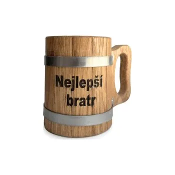 Dřevěný pohár 0,5 litru - Nejlepší bratr