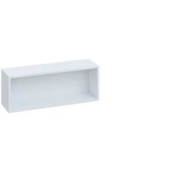 police CPB - 80 police na zeď, deska 18 mm, 300x800x240, bílá