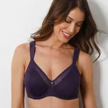 Zmenšující podprsenka z mikrovlákna True Shape Sensation, bez kostic fialová 80E