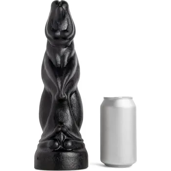 Dildo Mr. Hankey’s Toys Scimitar LG/XL, prémiové silikonové dildo s Vac-U-Lock 29,4 x 6,6–8,7 cm