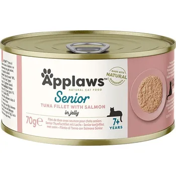 Krmivo pro kočku Applaws Senior tuňák a losos v želé - konzerva pro starší kočičky 70 g