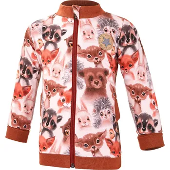 Little Angel mikina podšitá Outlast® - zvířátka/perlová Velikost: 98