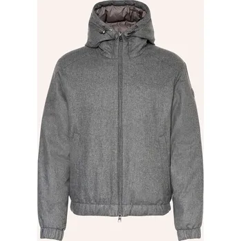 Moncler Pánská Péřová Bunda Torrani S Kašmírem, šedá, 46