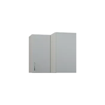 Kuchyňská skříňka CHRD5 - 6 horní skříňka, 1-dveřová, rohová, pravá, 580x600x600, šedá