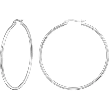 Náušnice Elegantní kruhové Náušnice s kloubem z chirurgické oceli 316L