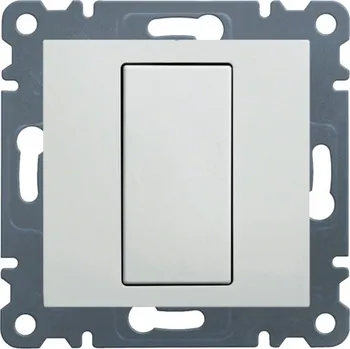 Záslepka Hager lumina bílá lesk