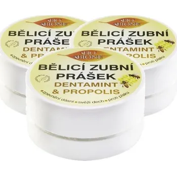 zubní pasta BIO BIONE výhodný super set 3 kusy bělícího zubního prášku