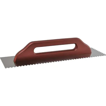 Zednické hladítko Hladítko nerezové zubové DEK HN60 DR 130×480 mm zuby 6 mm