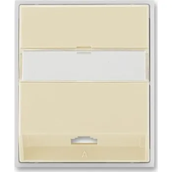 vypínač a zásuvka ABB Element kryt zásuvky telefonní slonová kost/ledová bílá 5013E-A00213 21
