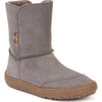 Chlapecká zimní obuv Dětské zimní barefoot boty TEX SUEDE Gray, Froddo, G3160238-3, šedá - 31