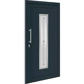 Vchodové dveře SOFT Monako 110x210 antracit/bílá