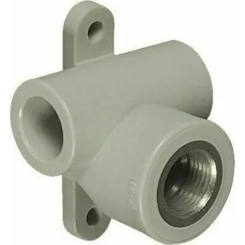 Vodovodní potrubí Koleno nástěnní průchozí PP-R D25×1/2"