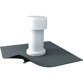 Větrací mřížka Odvětrávací komínek s integrovaným PVC límcem o průměru 125mm