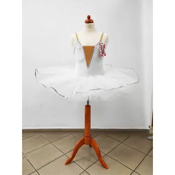 Body Happy Dance,Kostým trikot s balerínou ET041, bílá M