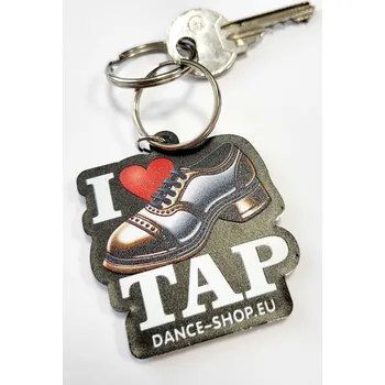 Dance-shop.cz s.r.o.,I Love Tap klíčenka 992, černá