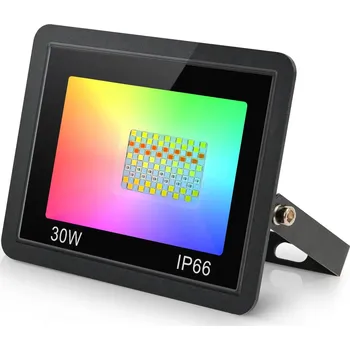 LURECOM FL 30W Tuya - Chytrá domácnost TuyaSmart - LED RGB+CCT venkovní reflektor s Wifi, krytí IP66