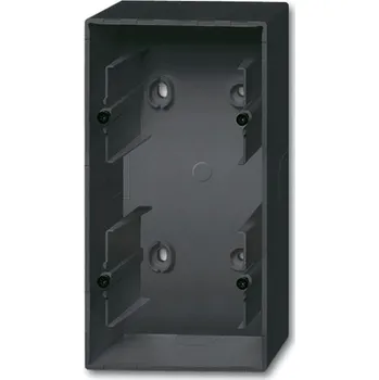 vypínač Dvojkrabice přístrojová nástěnná Future linear mechová černá