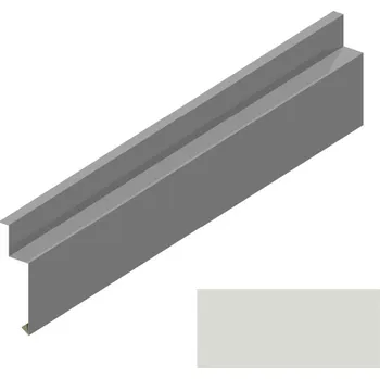 Střešní lemovaní Dilatační lišta RS138S-90 SP 25 RAL 9002 šedobílá 0,5 mm 2 bm
