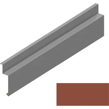 Střešní lemovaní Dilatační lišta RS138S-90 SP 25 2M604 cihlová