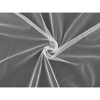 Tyl oděvní / dekorační šíře 305 cm METRÁŽ - 1 bílá