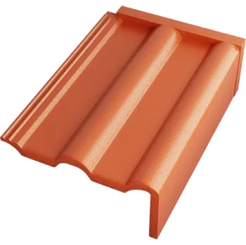Střecha Taška pultová pravá Betonpres Exclusiv cihlově červená