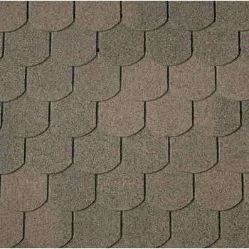 asfaltová šindel IKO Superglass Biber 3,0 m2 07 Podvojná hnědá