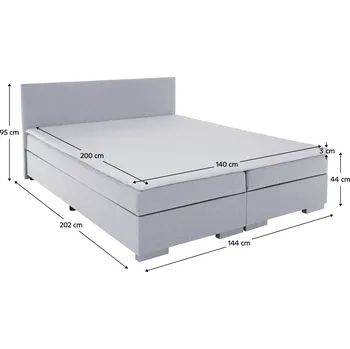 Postel Boxspringová postel ADRIANA 1 Tempo Kondela