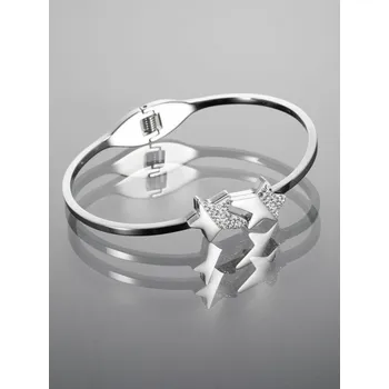 Náramek Prosperk Stylový náramek z chirurgické oceli hvězdy stříbrná S2246