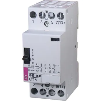 Stykač Stykač s manuálním ovládáním ETI RD 25-40-R-230V AC/DC